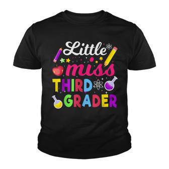Little Miss 3Rd Grade Grader Girls 1St Day Back To School V3 Youth T-shirt - Thegiftio UK
