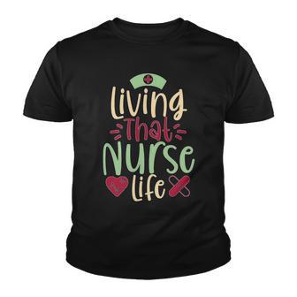 Living That Nurse Life Youth T-shirt - Thegiftio UK