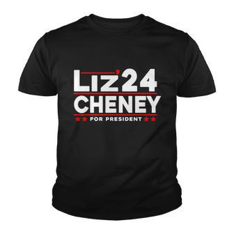 Liz Cheney 2024 For President Youth T-shirt - Monsterry AU
