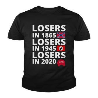 Losers In 1865 Losers In 1945 Losers In 2020 Youth T-shirt - Thegiftio UK