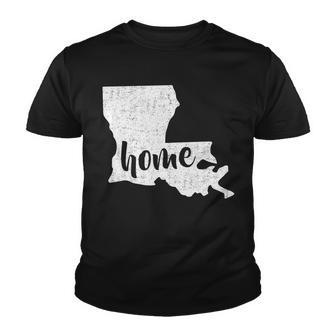 Louisiana Home State Youth T-shirt - Monsterry