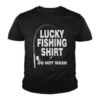 Lucky Fishing Shirt Do Not Wash Tshirt Youth T-shirt - Monsterry UK