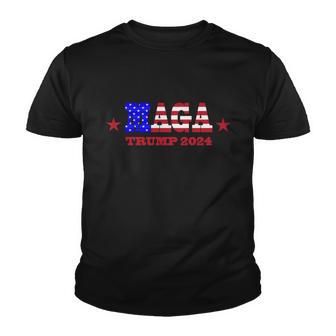 Maga Trump 2024 V2 Youth T-shirt - Thegiftio UK