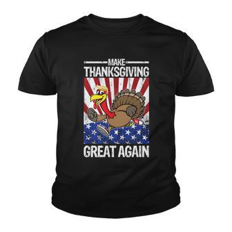 Make Thanksgiving Great Again Turkey Tshirt Youth T-shirt - Monsterry UK