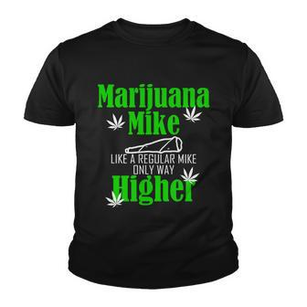 Marijuana Mike Funny Weed 420 Cannabis Youth T-shirt - Monsterry