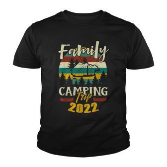 Matching Vacation Matching Family Camping Trip 2022 Youth T-shirt - Thegiftio UK