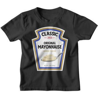 Mayonnaise Diy Halloween Costume Matching Group Mayo Youth T-shirt - Thegiftio UK