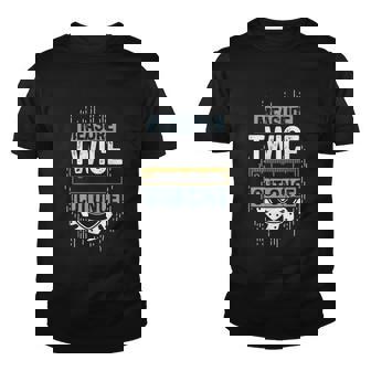 Measure Twice Cut Once Mens Carpenters & Woodworkers Youth T-shirt - Thegiftio UK