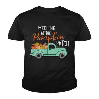 Meet Me At The Pumpkin Patch Graphic Design Printed Casual Daily Basic Youth T-shirt