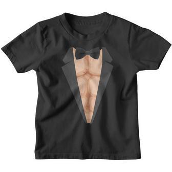 Mens Funny Six Pack Costumes Halloween Silvester Muscle Suit Youth T-shirt - Thegiftio UK