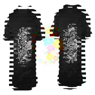 Mental Health Matters Flowering Mind Youth T-shirt - Monsterry