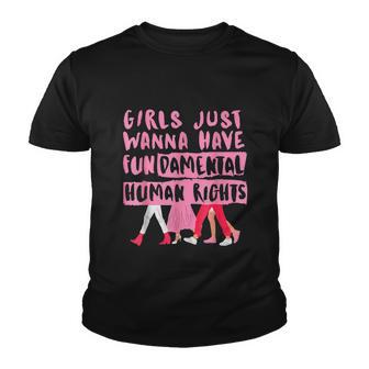 Mind Your Uterus Womens Rights Are Human Rights Youth T-shirt - Monsterry