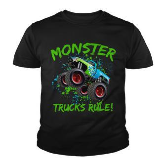 Monster Trucks Rule Tshirt Youth T-shirt - Monsterry