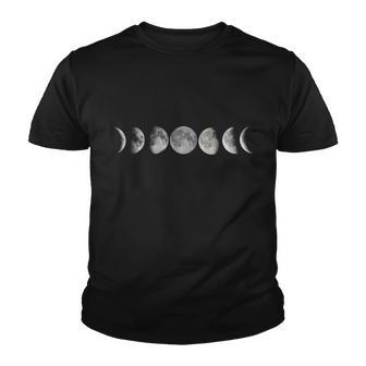 Moon Phases V2 Youth T-shirt - Monsterry AU