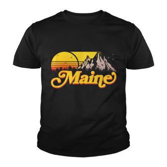 Mountains In Maine Youth T-shirt - Monsterry CA