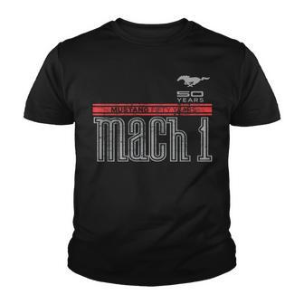 Mustang 50 Years Mach Official Logo Tshirt Youth T-shirt - Monsterry DE