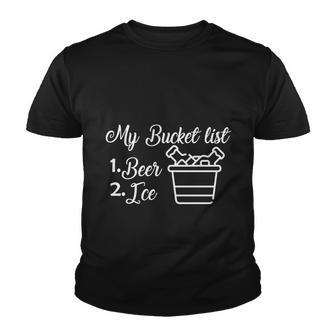 My Bucket List Beer Ice V2 Youth T-shirt - Thegiftio UK
