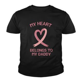 My Heart Belongs To My Daddy Youth T-shirt - Thegiftio UK