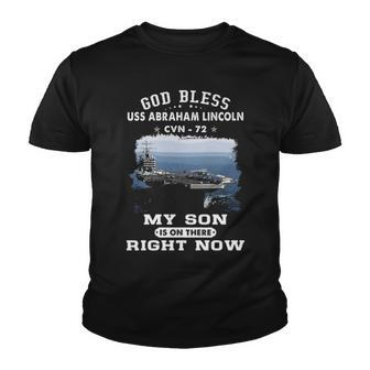 My Son Is On Uss Abraham Lincoln Cvn Youth T-shirt - Monsterry AU