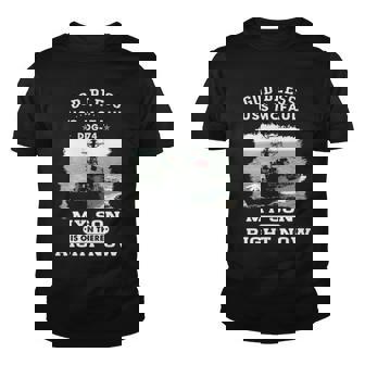 My Son Is On Uss Mcfaul Ddg Youth T-shirt - Monsterry