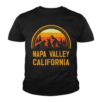 Napa Valley California Ca Mountains Hiking Souvenir Vintage Youth T-shirt - Thegiftio UK