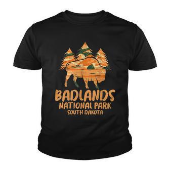 National Park Badlands South Dakota Hiking Mountain Youth T-shirt - Thegiftio UK