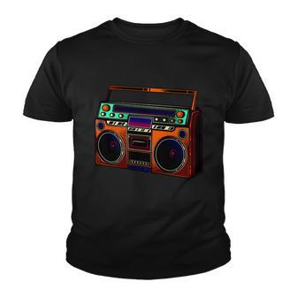 Neon Boombox Youth T-shirt - Monsterry AU