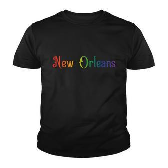 New Orleans Gay Pride Rainbow Youth T-shirt - Thegiftio UK