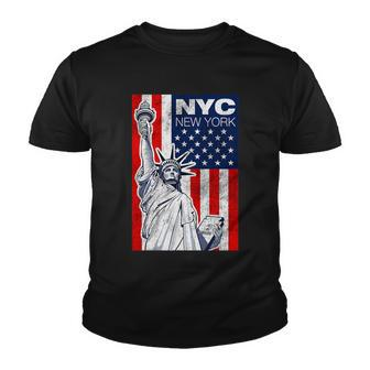New York City Statue Of Liberty Shirts Cool New York City Youth T-shirt - Thegiftio UK