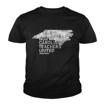 North Carolina Teachers United Red For Ed Tshirt Youth T-shirt - Monsterry