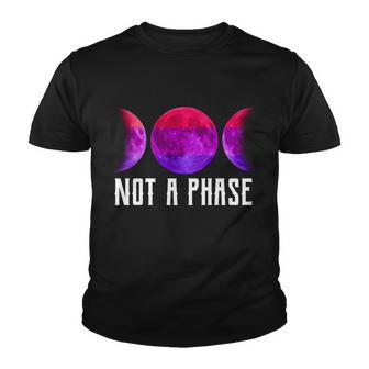 Not A Phase Bi Pride Bisexual Youth T-shirt - Monsterry