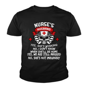 Nurses Husband Tshirt Youth T-shirt - Monsterry UK