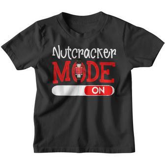 Nutcracker Mode On Dance Ballet Love Christmas Pajamas Gifts Youth T-shirt - Thegiftio UK