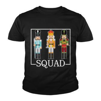 Nutcracker Squad Funny Christmas Youth T-shirt - Monsterry