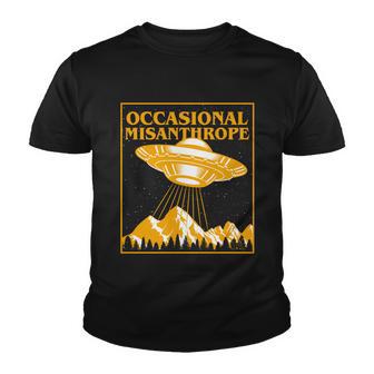 Occasional Misanthrope Ufo Tshirt Youth T-shirt - Monsterry