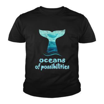 Oceans Of Possibilities Summer Reading 2022 Librarian Tshirt Youth T-shirt - Monsterry DE