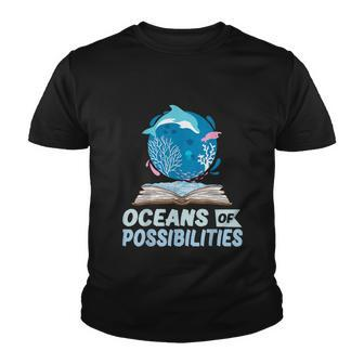 Oceans Of Possibilities Summer Reading 2022 Librarian Youth T-shirt - Monsterry AU