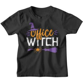 Office Witch School Secretary Teacher Halloween Appreciation Youth T-shirt - Thegiftio UK