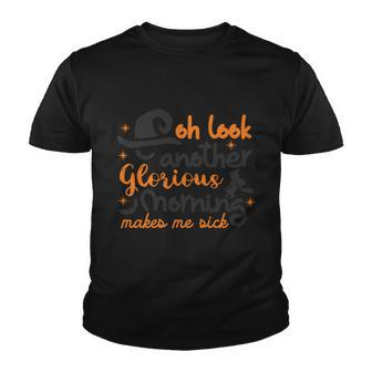 Oh Look Another Glorious Morning Makes Me Sick Halloween Quote V2 Youth T-shirt - Monsterry