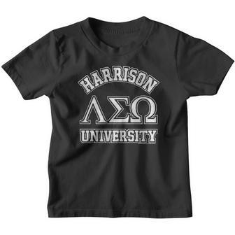 Old School Harrison University Pullover Youth T-shirt - Thegiftio