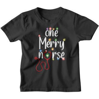 One Merry Nurse Christmas Nurse Youth T-shirt - Thegiftio UK