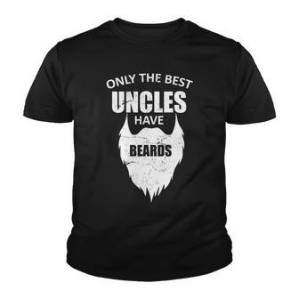 Only The Best Uncles Have Beards Tshirt Youth T-shirt - Monsterry CA