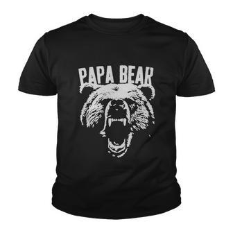 Papa Bear Best Dad Shirt Fathers Day Father Pop Gift Men Youth T-shirt - Monsterry