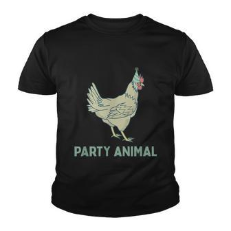 Party Animal Chicken Birthday Chicken Birthday Youth T-shirt - Monsterry UK