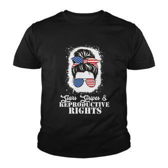 Patriotic 4Th Of July Great Gift Stars Stripes Reproductive Right Gift Youth T-shirt - Monsterry