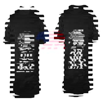 Patriotic Flag Matching Family 4Th Of July Gigi Bear Youth T-shirt - Monsterry