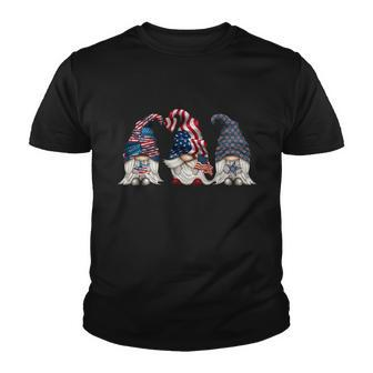 Patriotic Gnomes 4Th Of July Funny Gnome Love American Flag Gift V2 Youth T-shirt - Monsterry AU