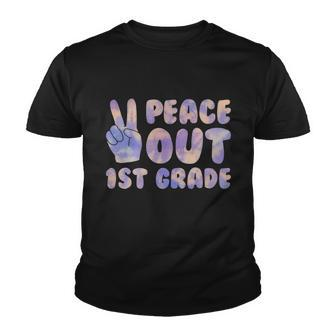 Peace Out 1St Grade 2022 Graduate Happy Last Day Of School Gift Youth T-shirt - Monsterry