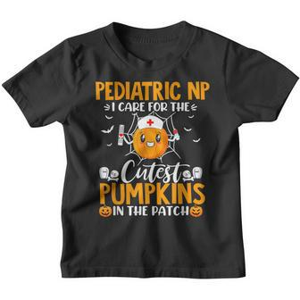 Pediatric Nurse Practitioner Halloween Party Nurse Squad Youth T-shirt - Thegiftio UK