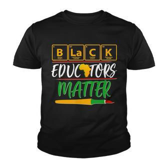 Periodic Table Black Educators Matter Youth T-shirt - Monsterry DE